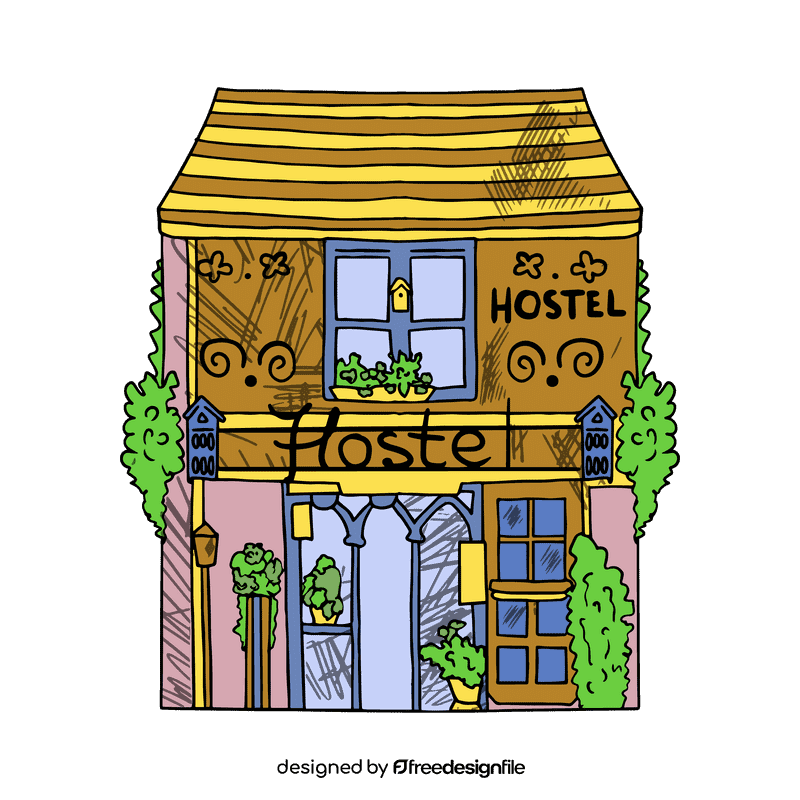 Grocery store Hostel clipart