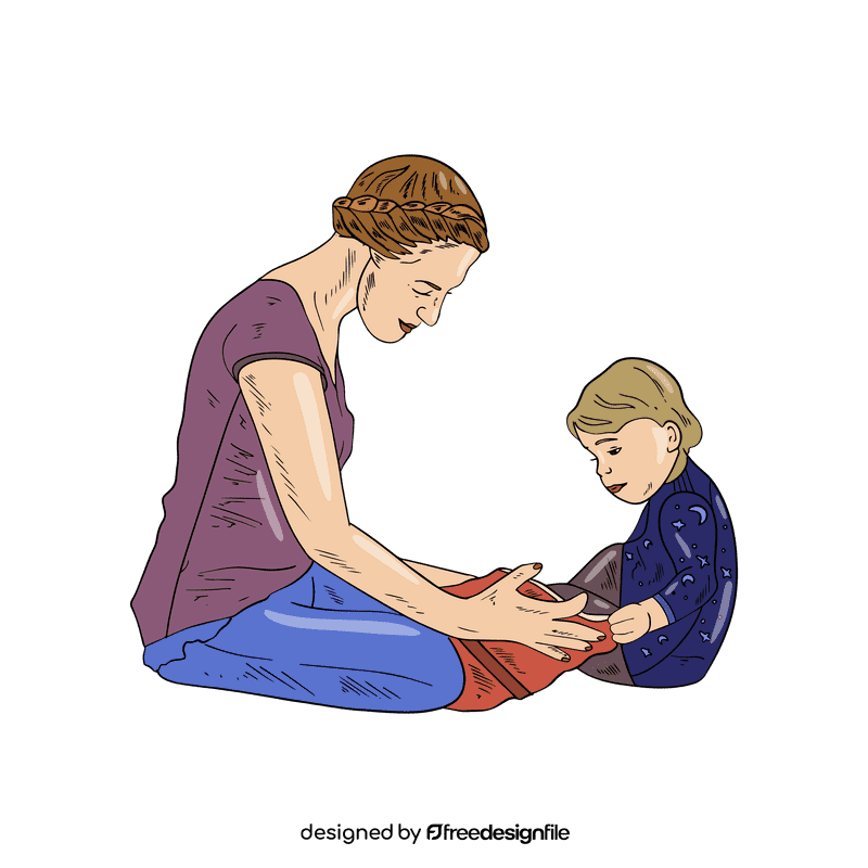 Babysitter clipart