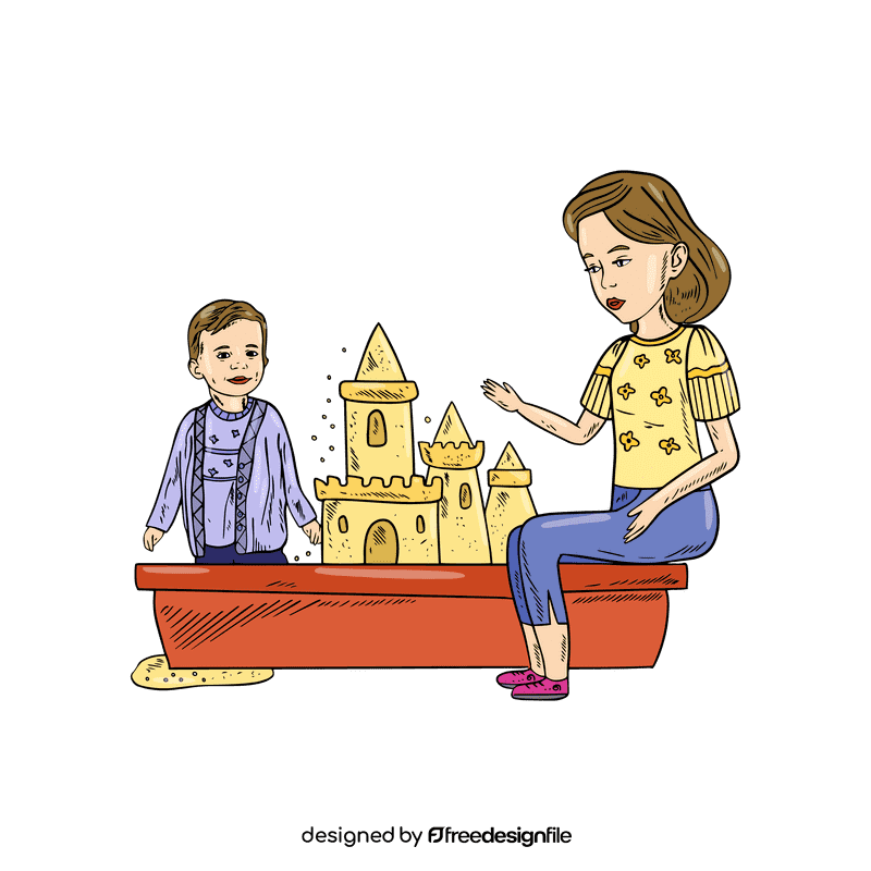 Babysitter clipart