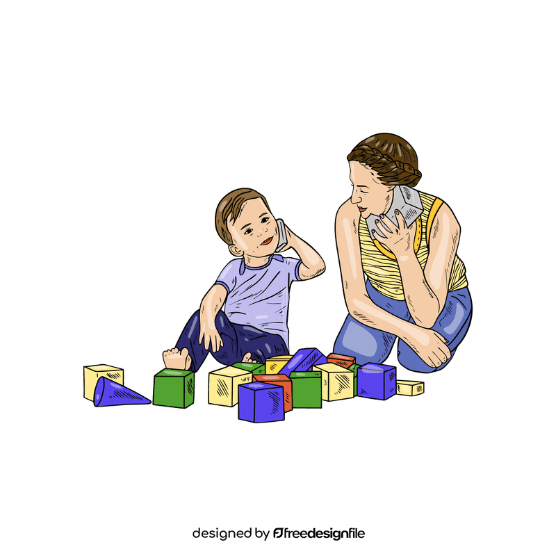 Babysitter clipart