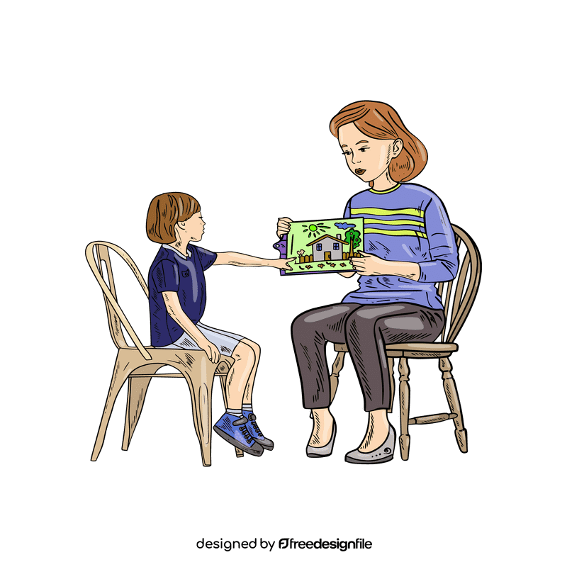 Babysitter clipart