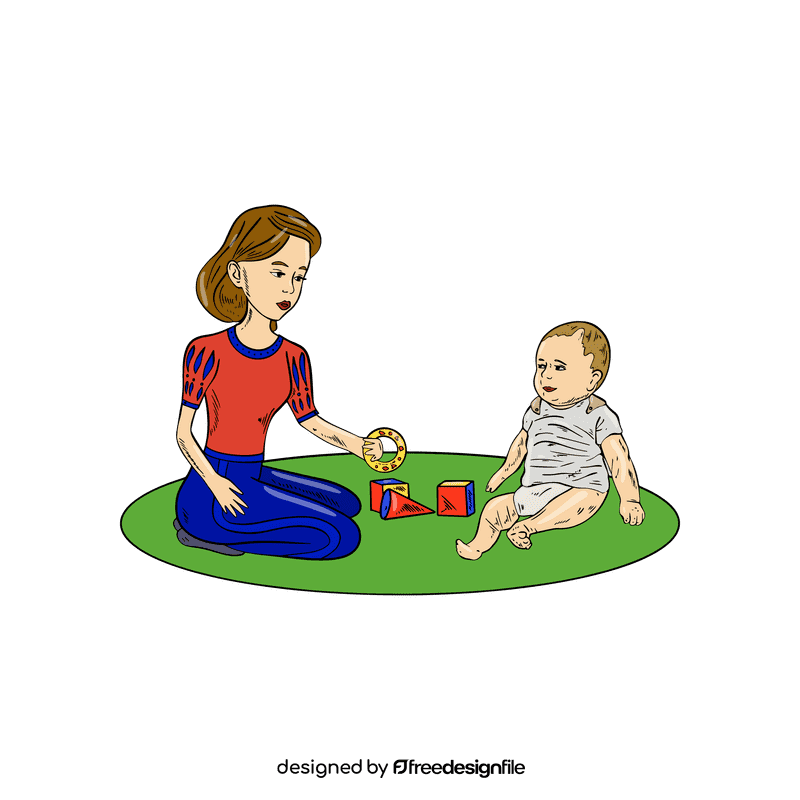 Babysitter clipart