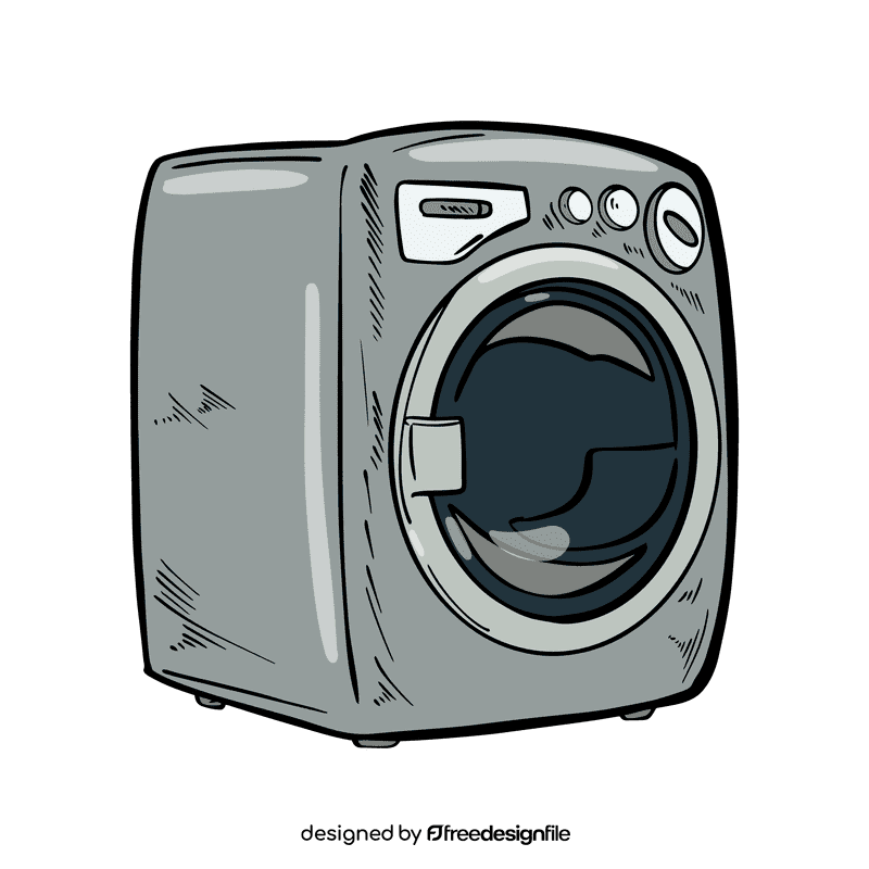 Washing machine clipart