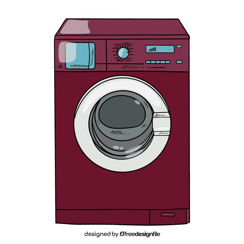 Washing machine clipart