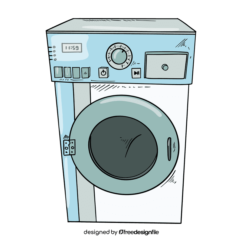 Washing machine clipart