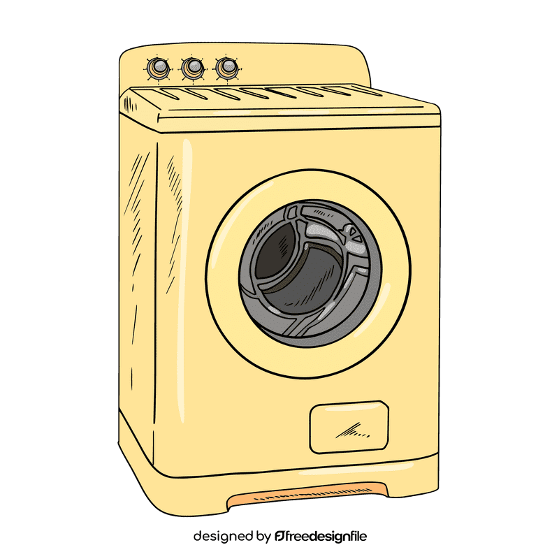 Washing machine clipart