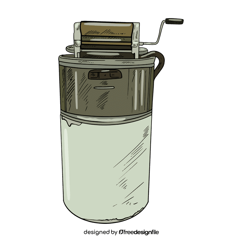 Washing machine clipart