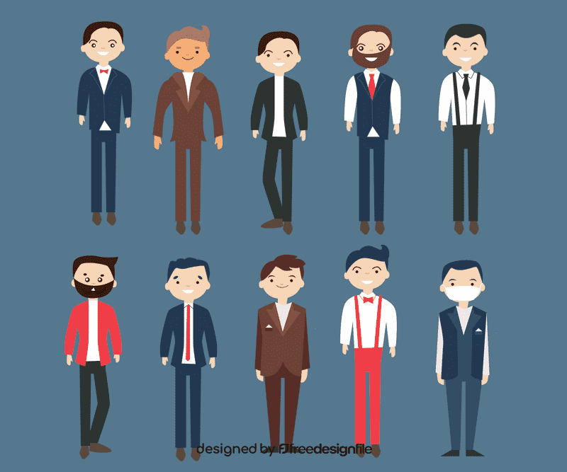Groom vector