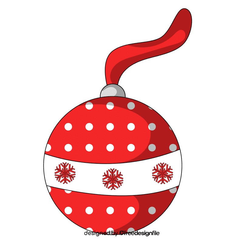 Christmas ornament ball clipart