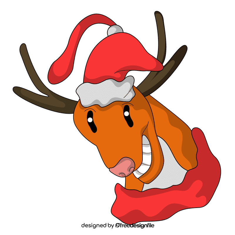 Christmas ornament rudolph clipart