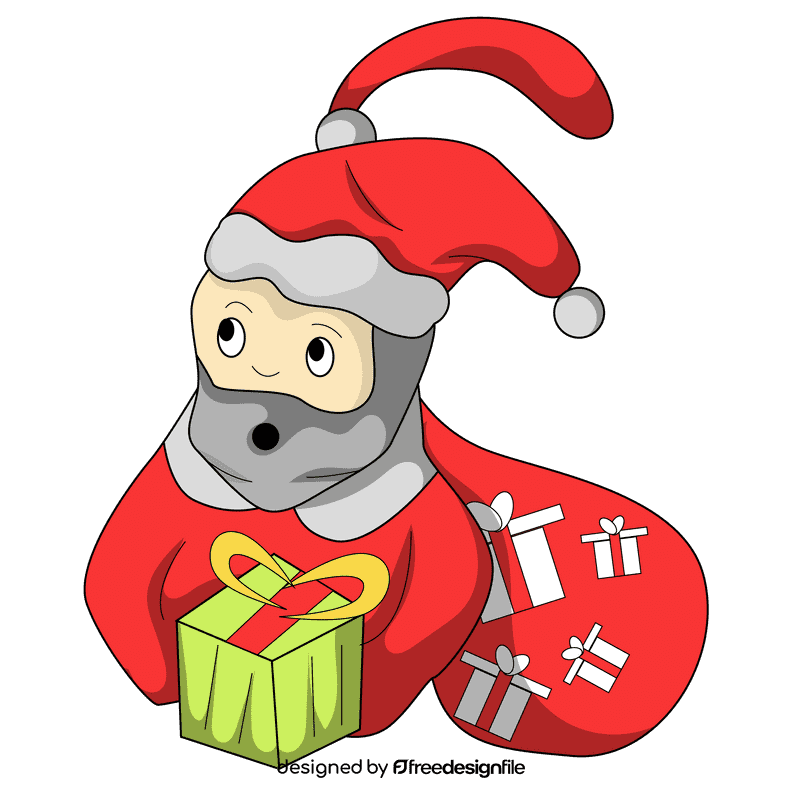 Christmas ornament santa clipart