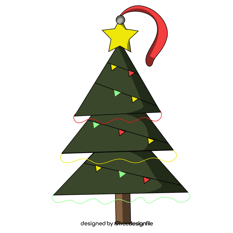 Christmas ornament tree clipart