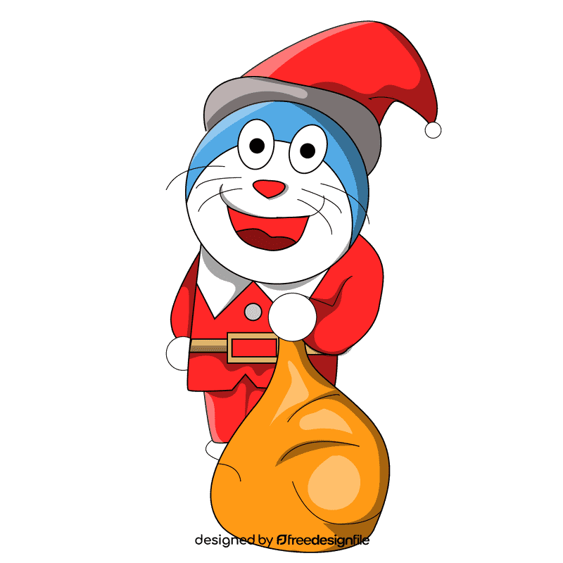 Doraemon santa clipart