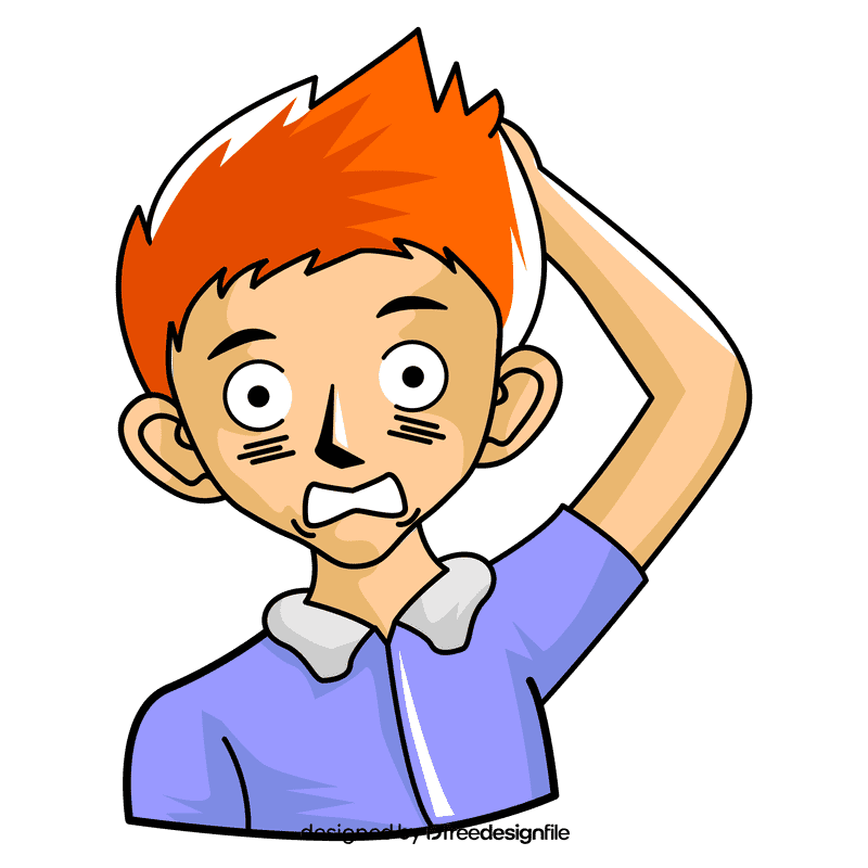 Emotion nervous clipart