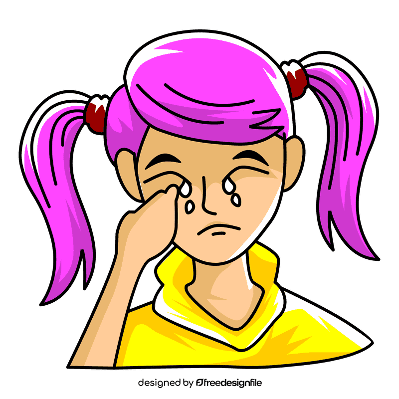 Emotion sad clipart
