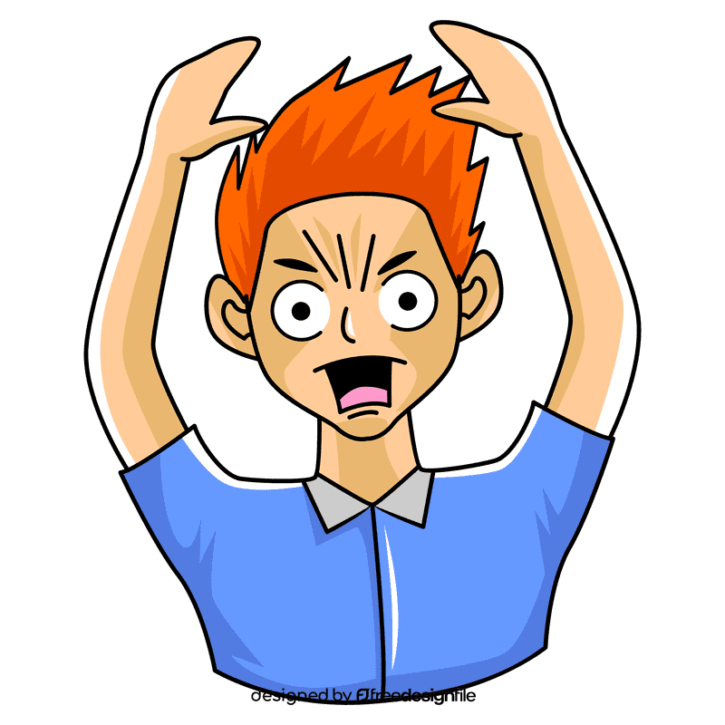 Emotion shock clipart