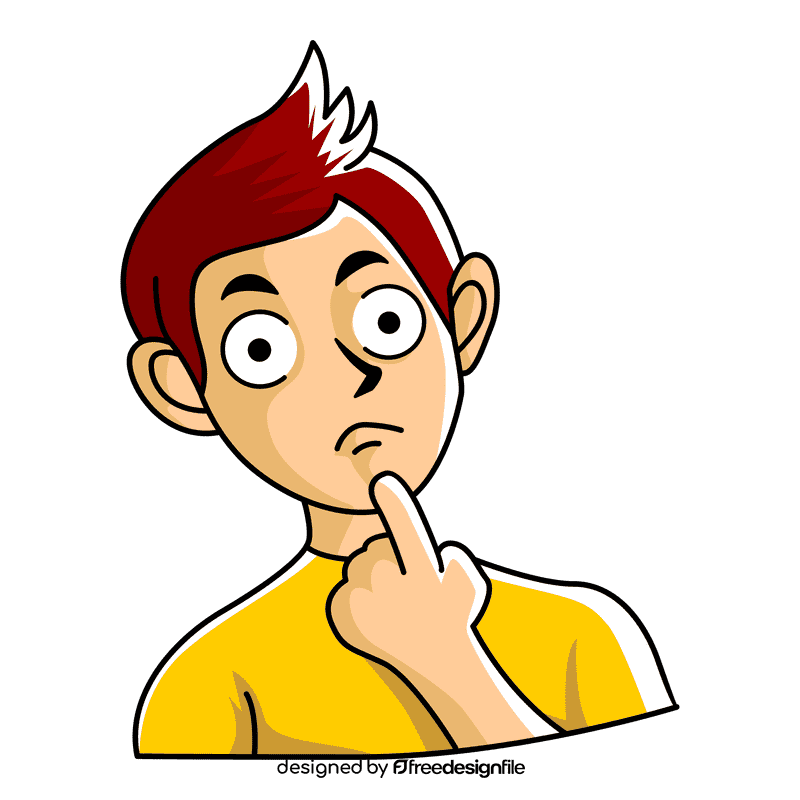 Emotion thoughtful clipart