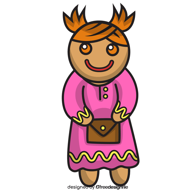 Gingerbread Daughter clipart