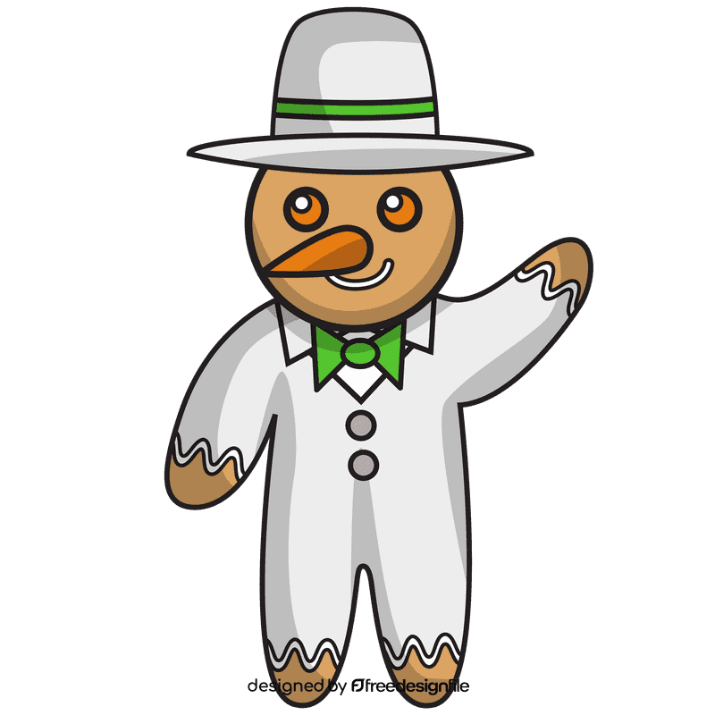 Gingerbread Snowman clipart
