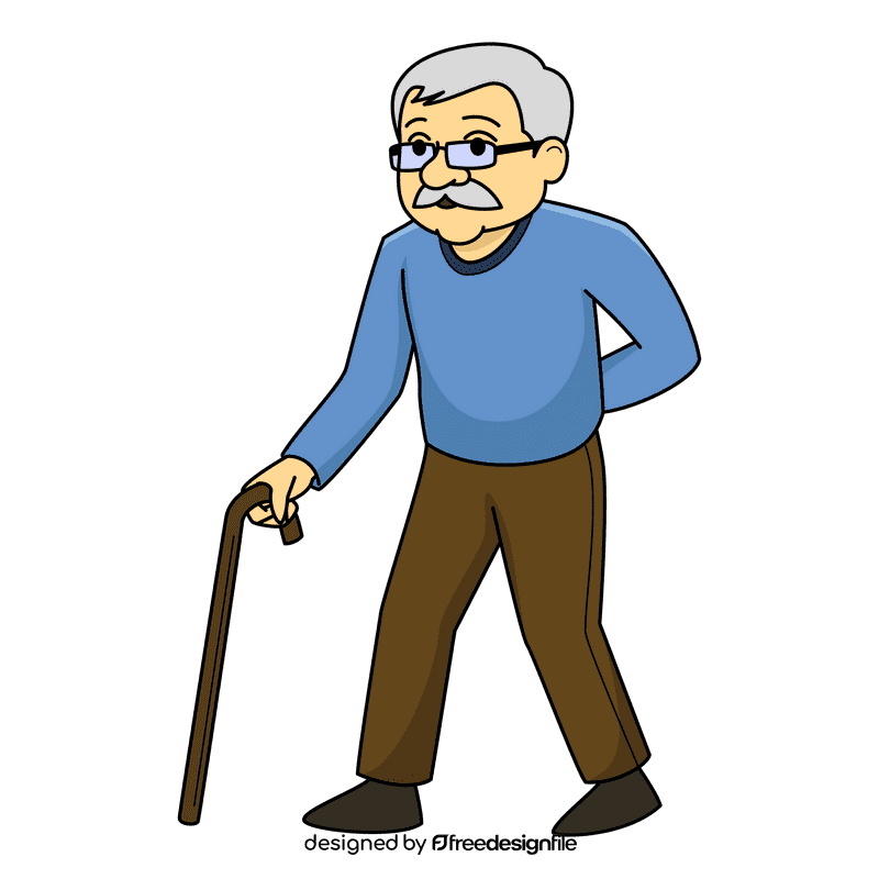 Oldman Walk clipart
