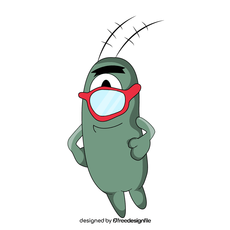 Plankton glasses clipart