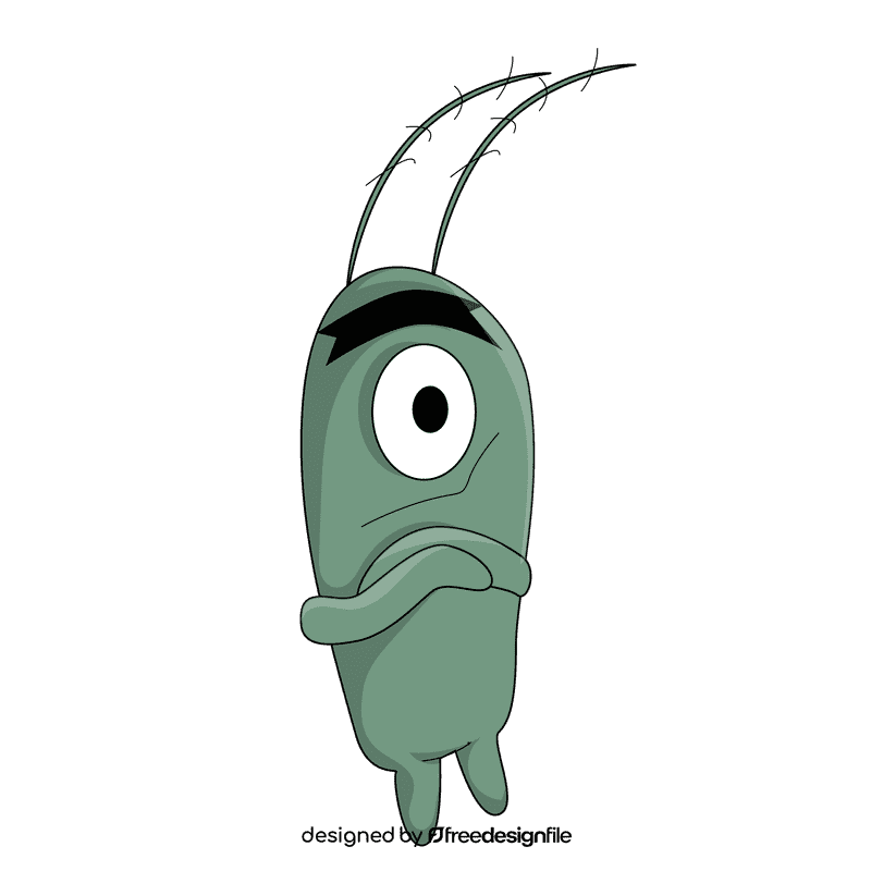 Plankton proud clipart