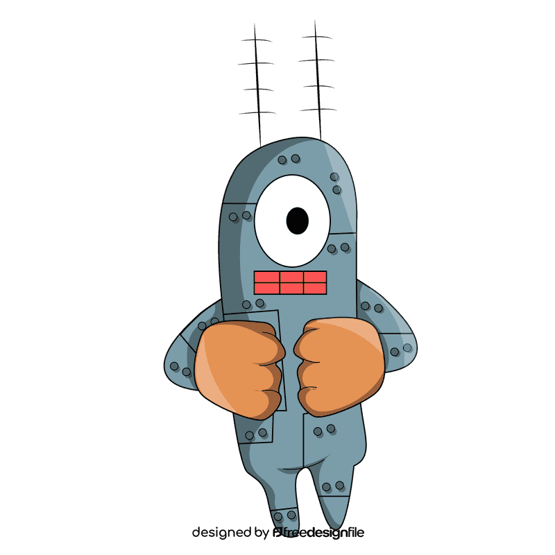 Plankton robot clipart