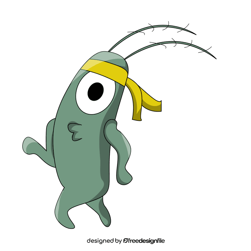 Plankton run clipart