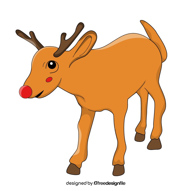 Rudolph child clipart