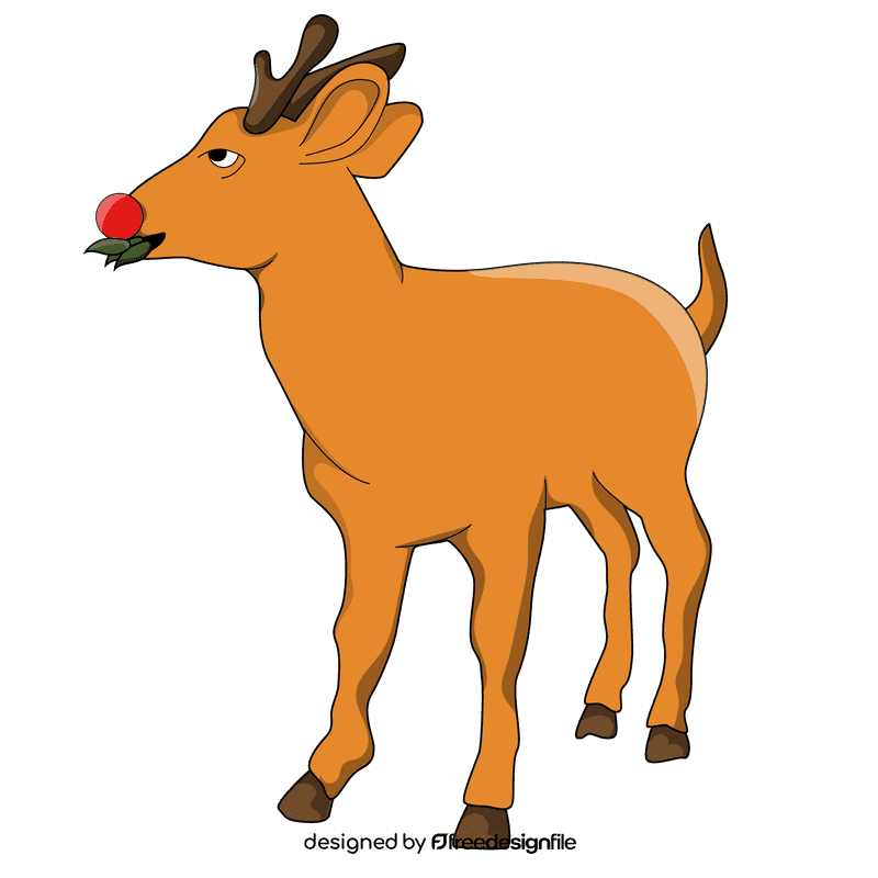 Rudolph eat clipart