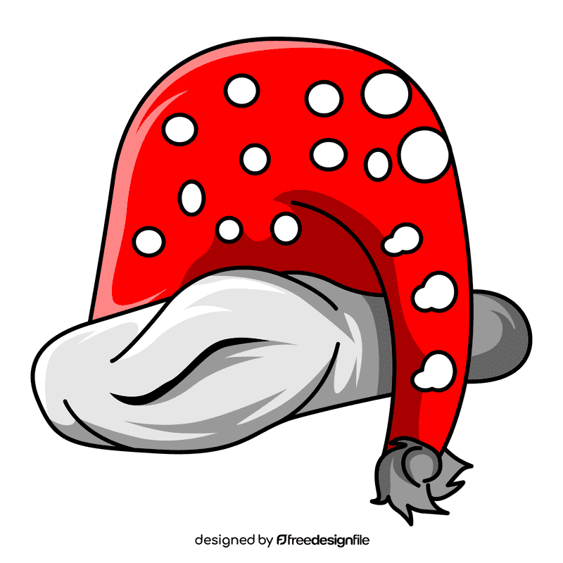 Santa dot motive clipart