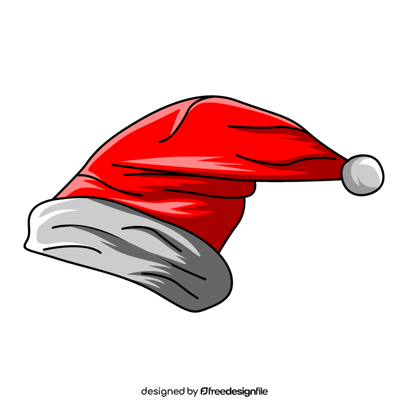 Santa fold clipart