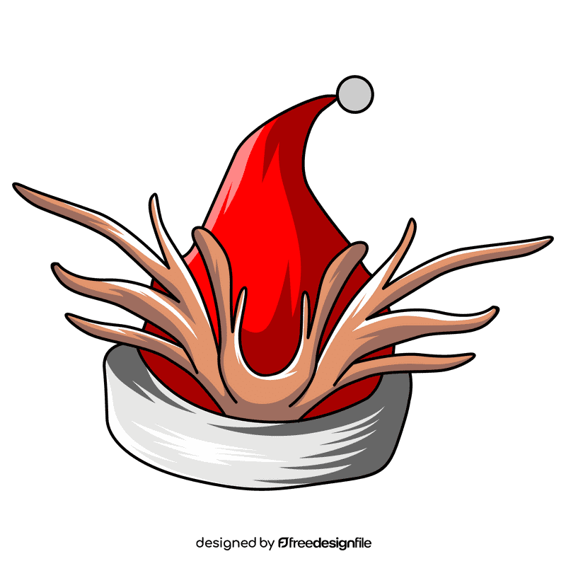 Santa rudolph clipart