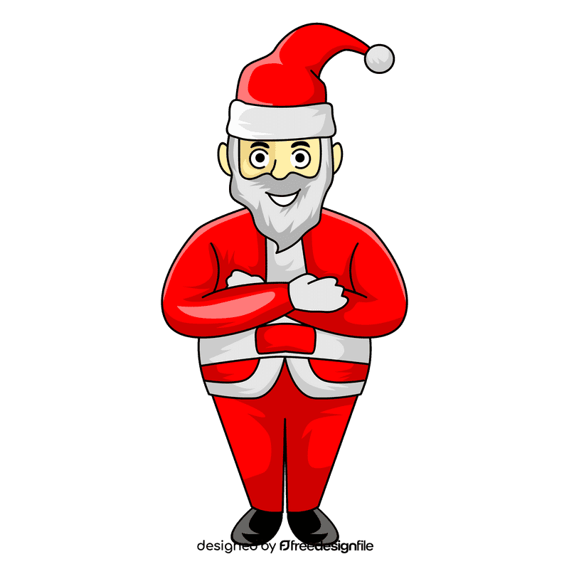 Santa claus stay clipart