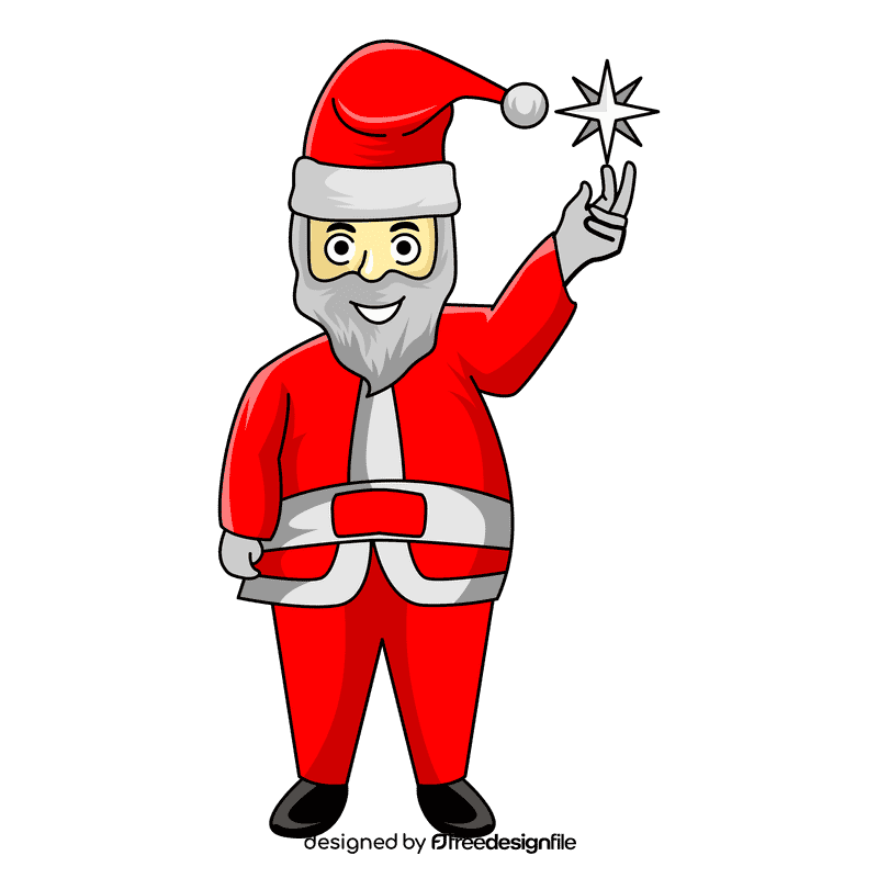 Santa claus xmas clipart