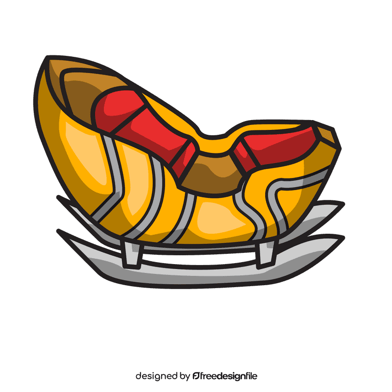 Sleigh Modern clipart