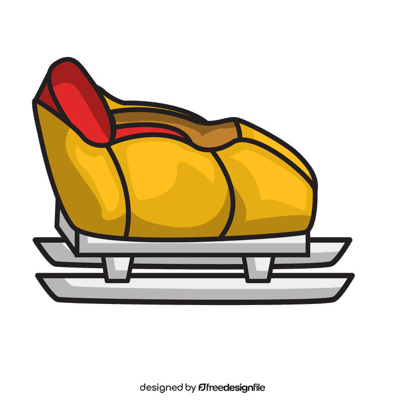 Sleigh Simple clipart