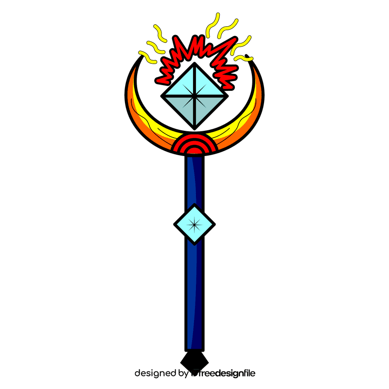Wand crystal clipart