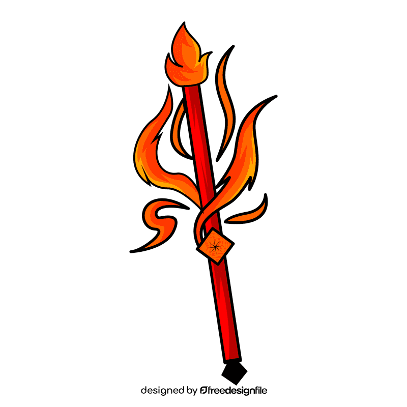 Wand fire clipart