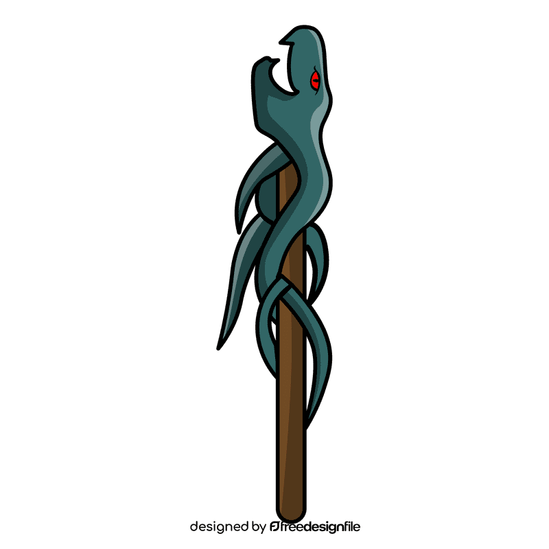 Wand snake clipart