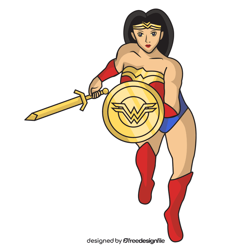 Wonder Woman Strike clipart