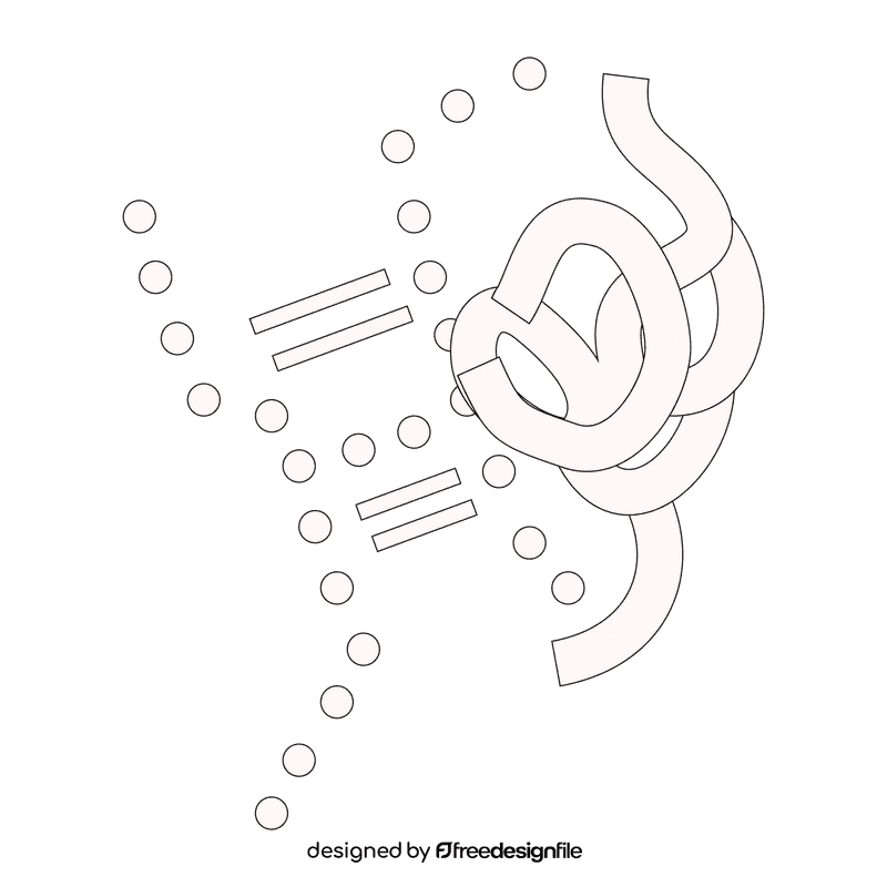 Intestine vitamin digestion black and white clipart