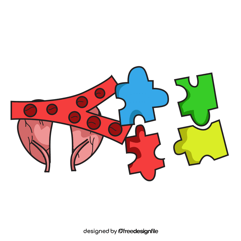 Kidney stimulates red blood cell clipart