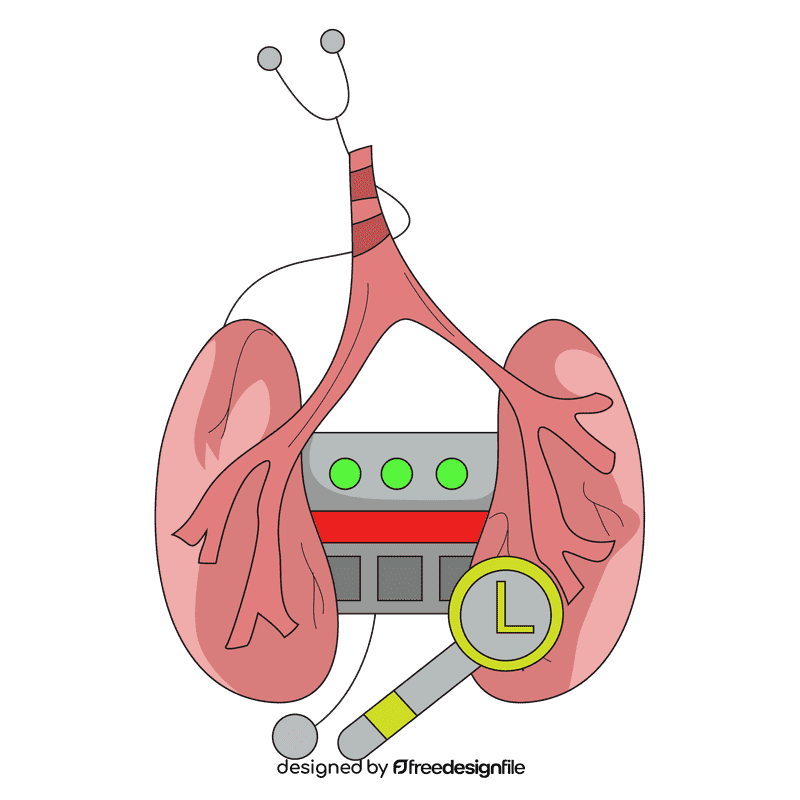 Lungs check clipart
