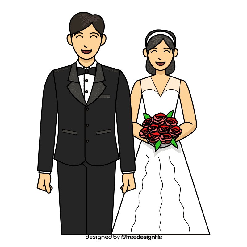 Marriage Couple clipart