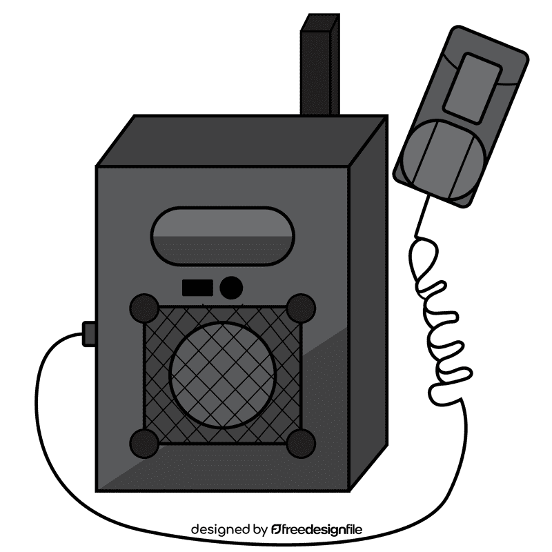Megaphone portable clipart