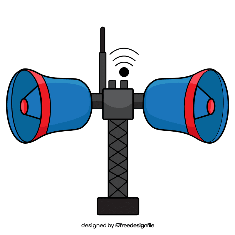 Megaphone tower clipart