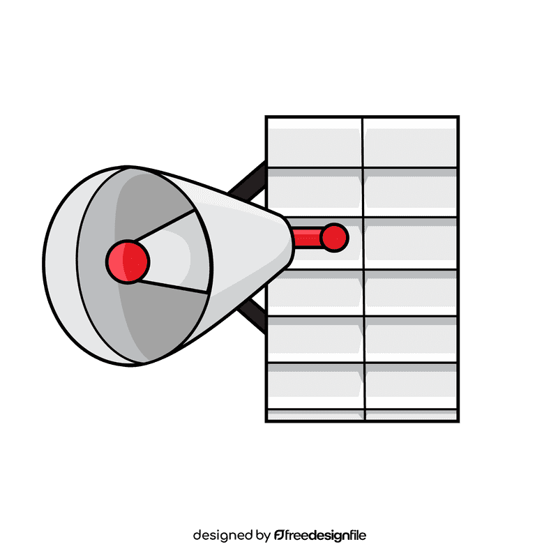 Megaphone wall clipart