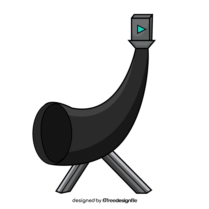 Horn megaphone clipart