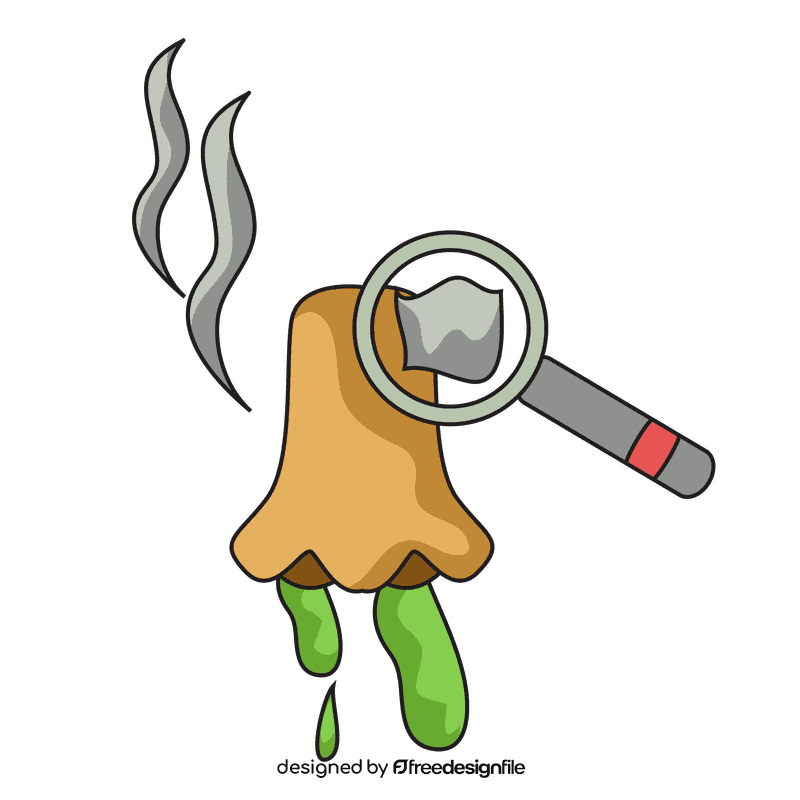 Nose bleeding clipart